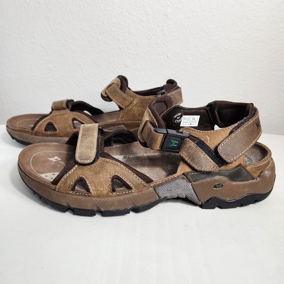 Mephisto Allrounders Mens Brown Alligators Sandals-Size 46/12 (EUC) - Picture 3 of 12